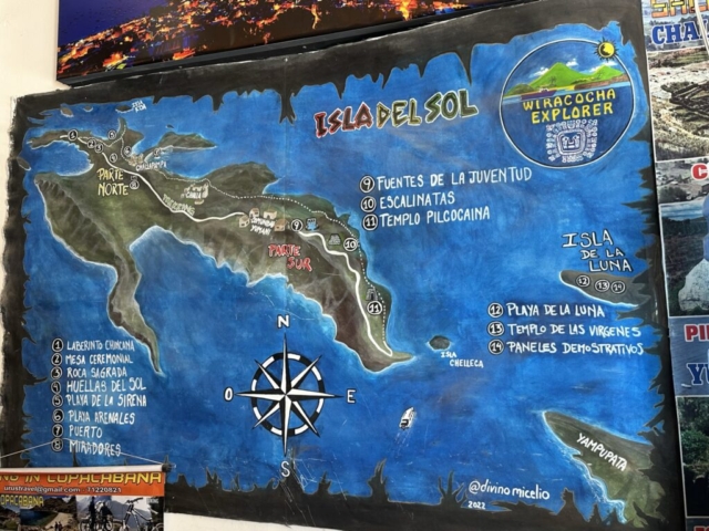vyrážame loďou na Isla del Sol