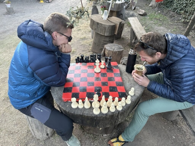 ...a rána v kempe :)