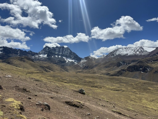 stúpame popod stenu Huasacocha